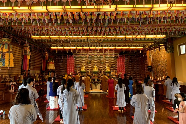 The Vesak Great Ceremony at Hoang Phap Temple in Jeonju City - South Korea
